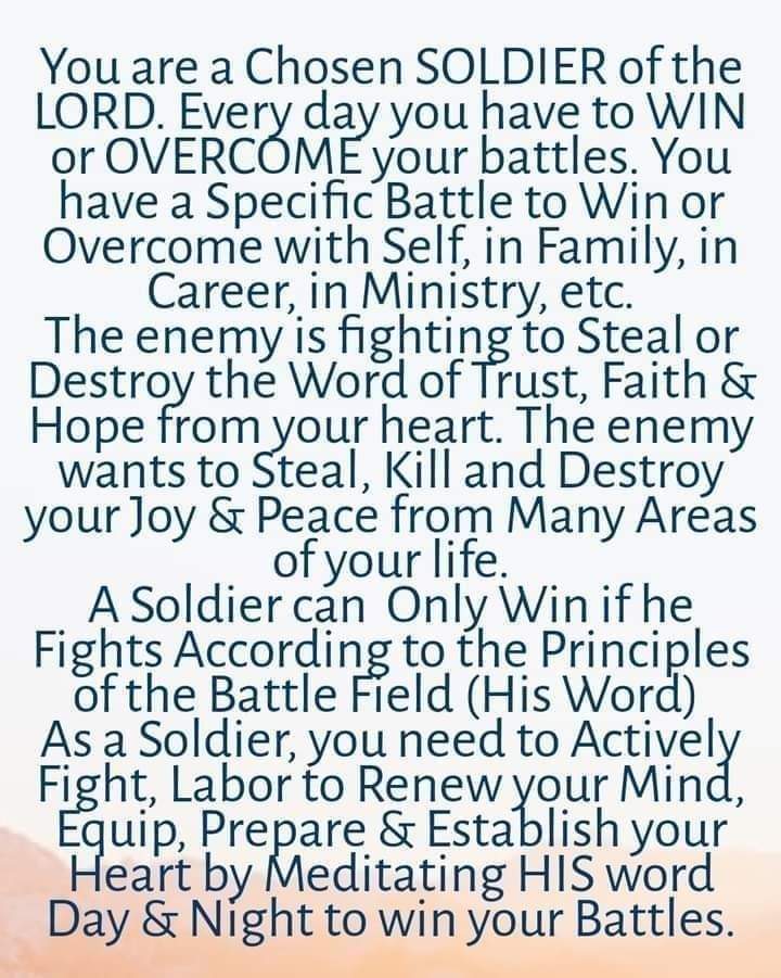 SOLDIERS IN GOD’S ARMY « Hope and Enlightenment